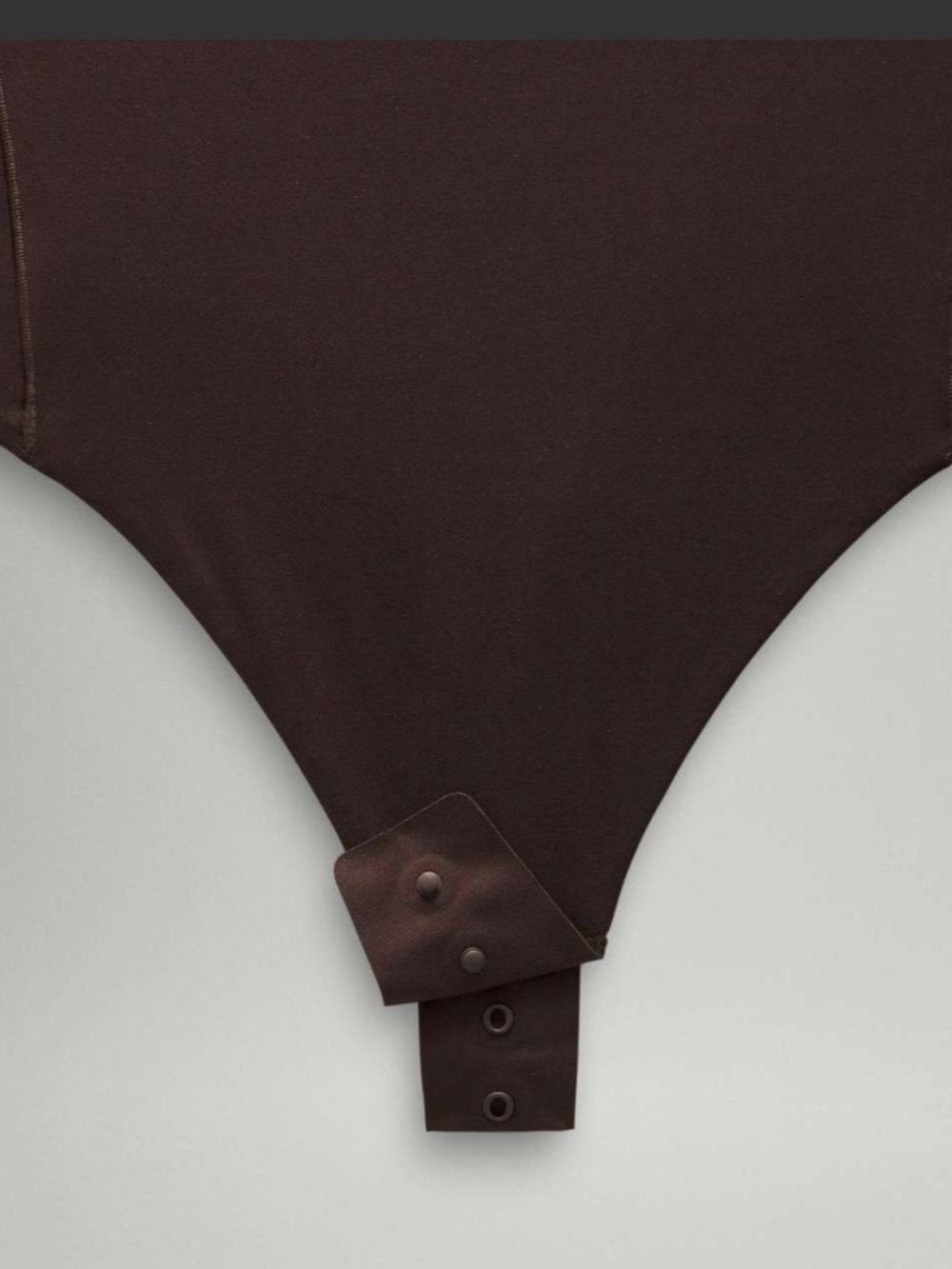 Lululemon Bodysuit  Wundermost Ultra-Soft Nulu Mockneck Sleeveless Brown Size XL - Picture 5 of 13